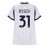 Inter Milan Yann Bisseck #31 Bortedrakt Kvinner 2026-27 Kortermet